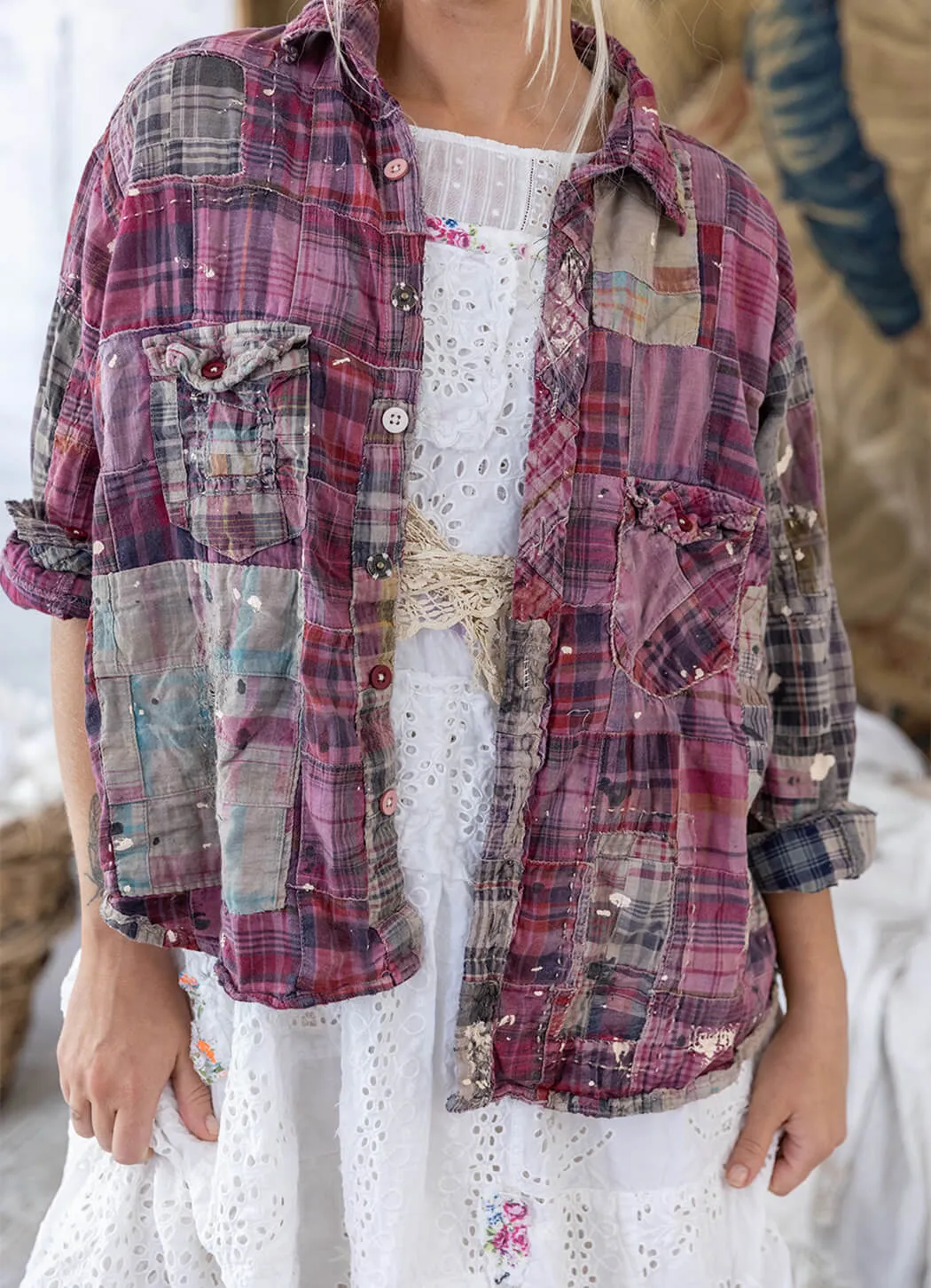 Magnolia Pearl Patchwork Kelly Western Shirt