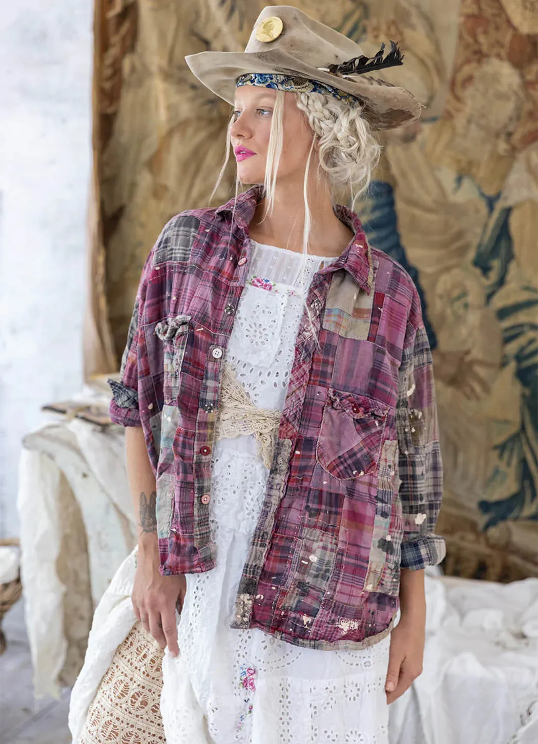 Magnolia Pearl Patchwork Kelly Western Shirt