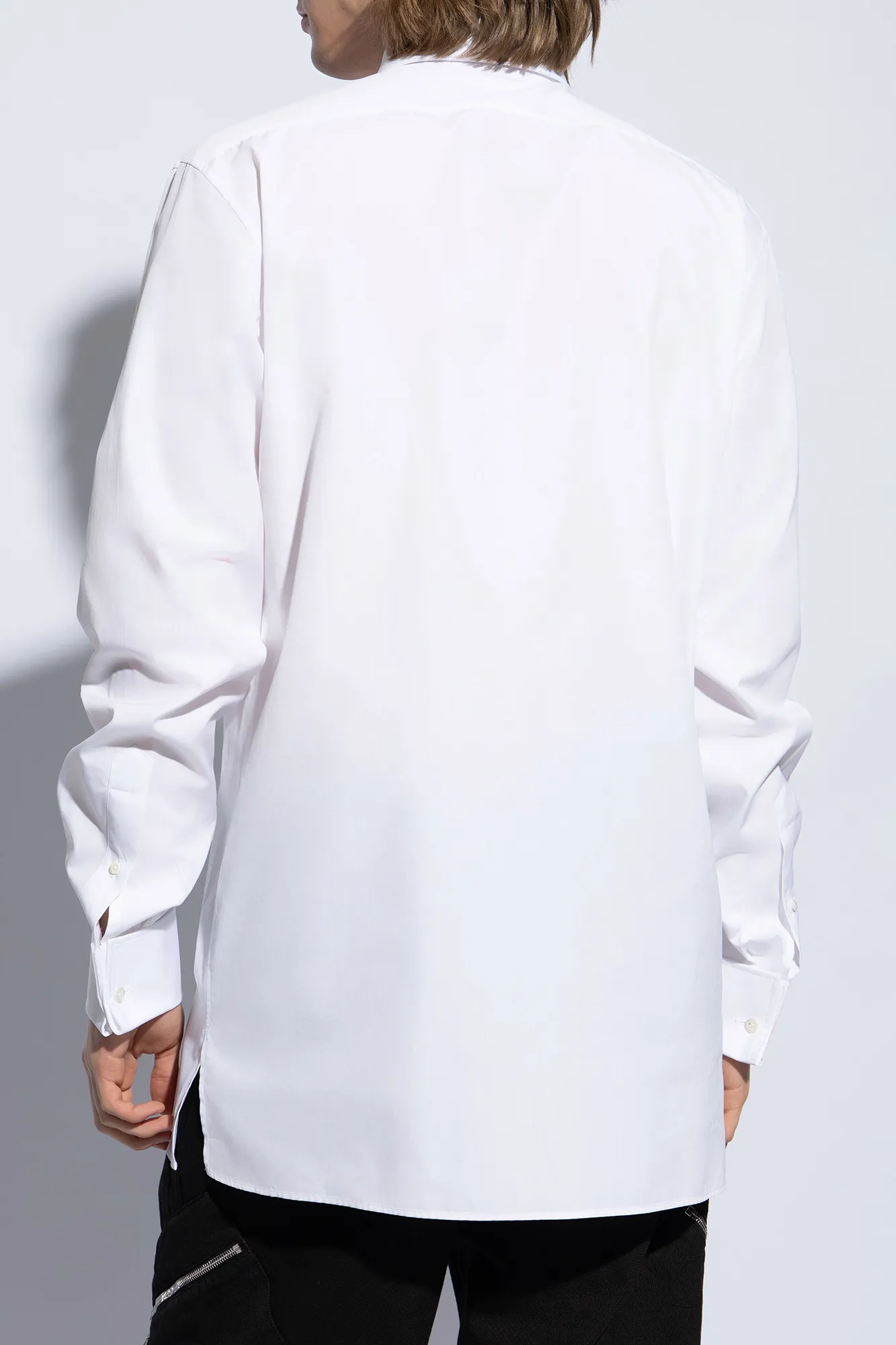 Maison Margiela  |Long Sleeves Plain Cotton Designers Shirts