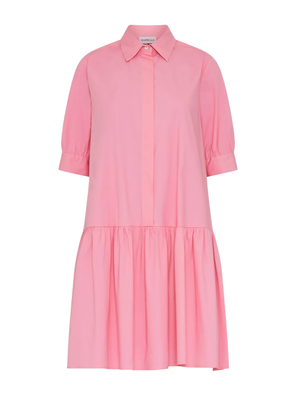 Marella Ebert Drop Waist Dress in Deep Rose