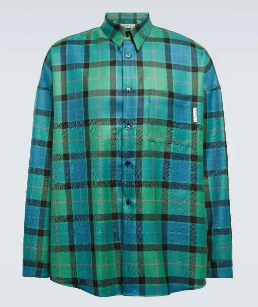 MARNI  |Other Plaid Patterns Unisex Wool Long Sleeves Designers