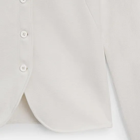 Massimo Dutti  |Textured blouse with buttons