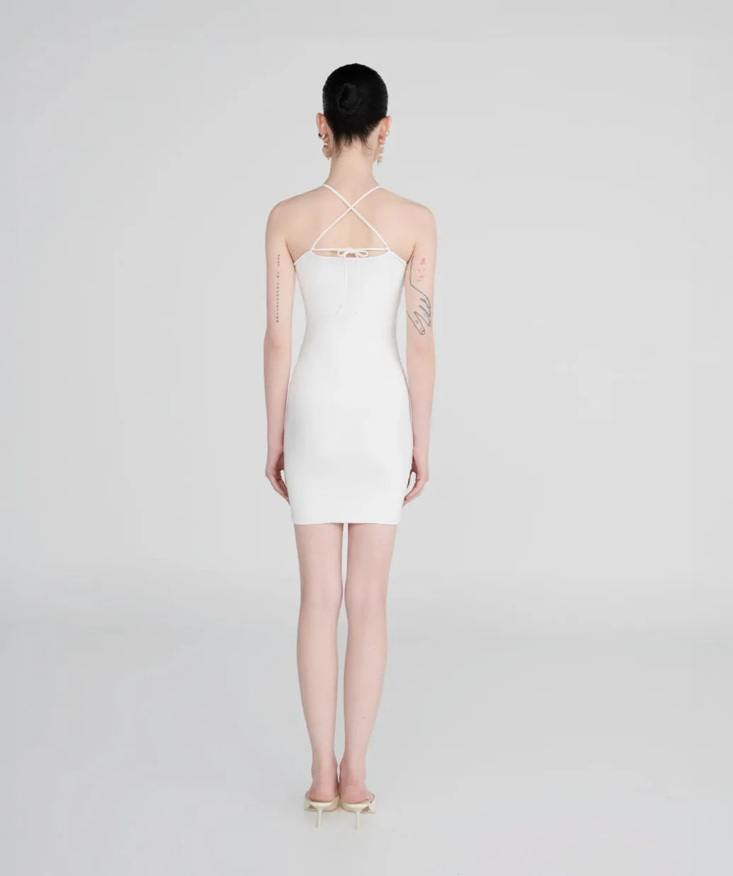 Maygel Coronel - Coari Mini Dress - White