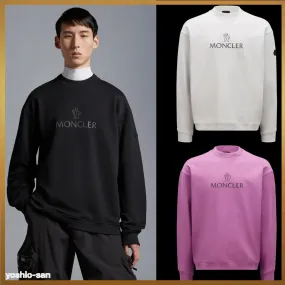 MONCLER  |Street Style Long Sleeves Cotton Logo