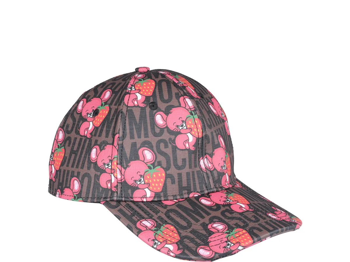 Moschino All Over Patterned Baseball Cap