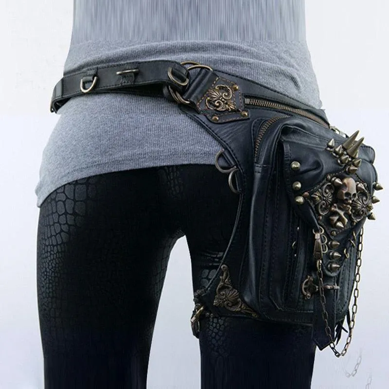 Motorcycle Steam Punk Waist Leg Hip Bag