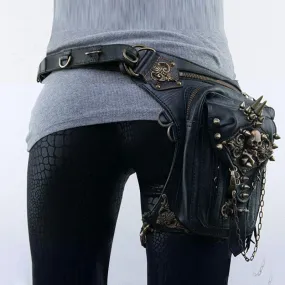 Motorcycle Steam Punk Waist Leg Hip Bag