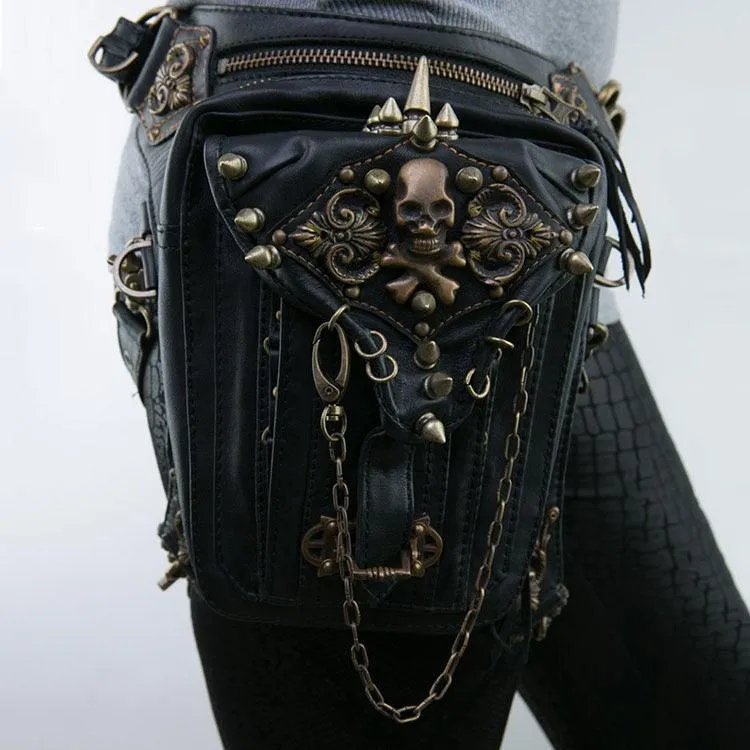 Motorcycle Steam Punk Waist Leg Hip Bag