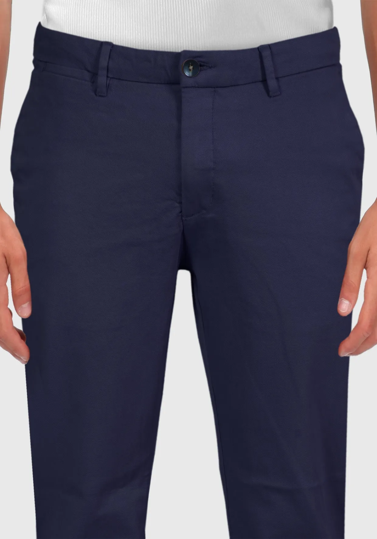 Pantalone Tasca America cotone Caldo Armaturato - Blue