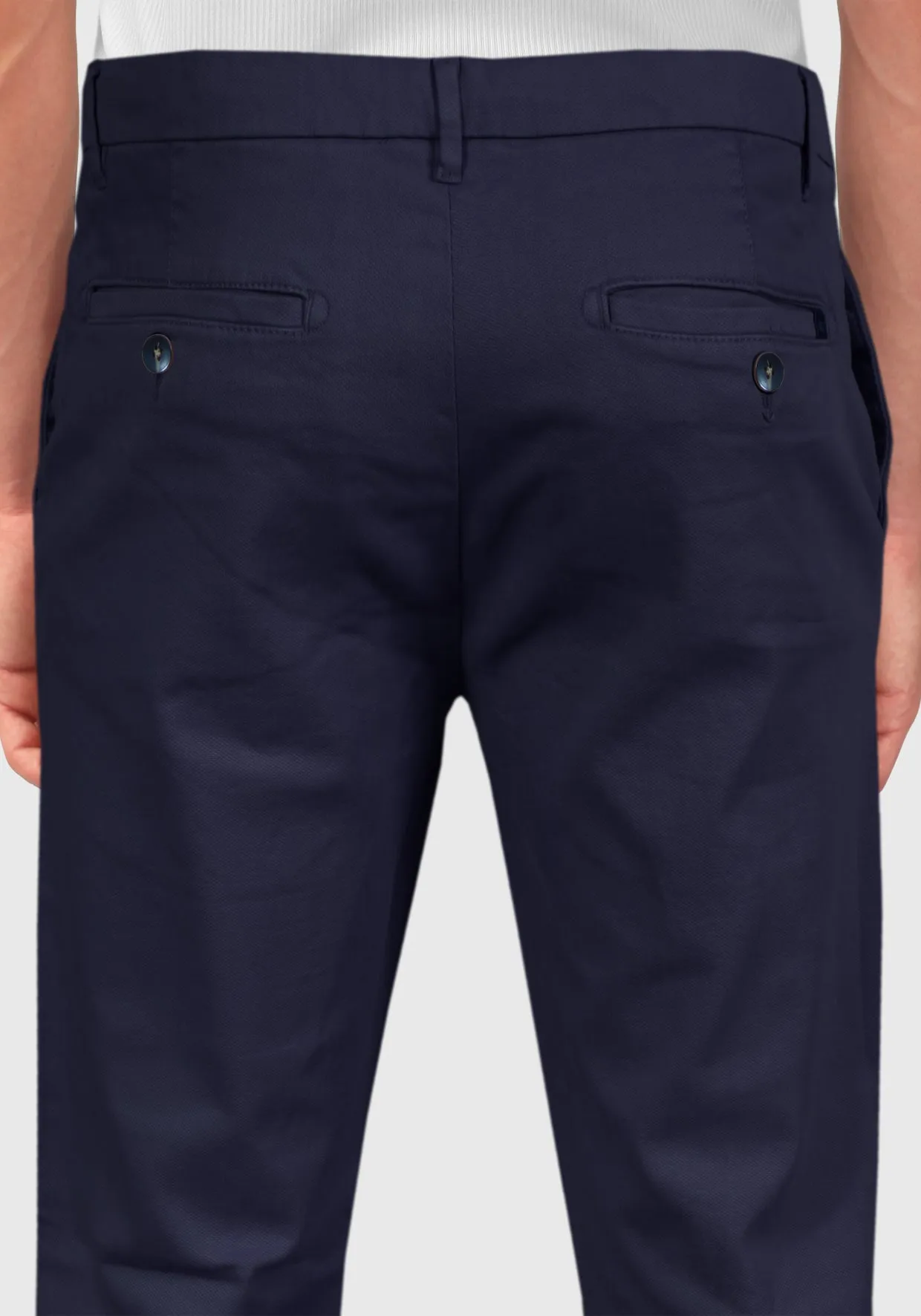 Pantalone Tasca America cotone Caldo Armaturato - Blue