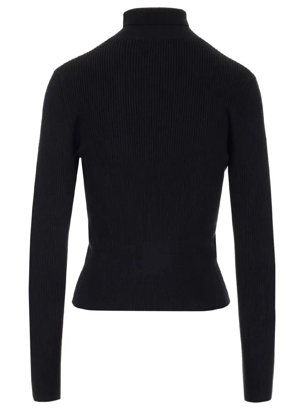 PATOU  |Wool Long Sleeves Plain Logo V-neck & Crew neck