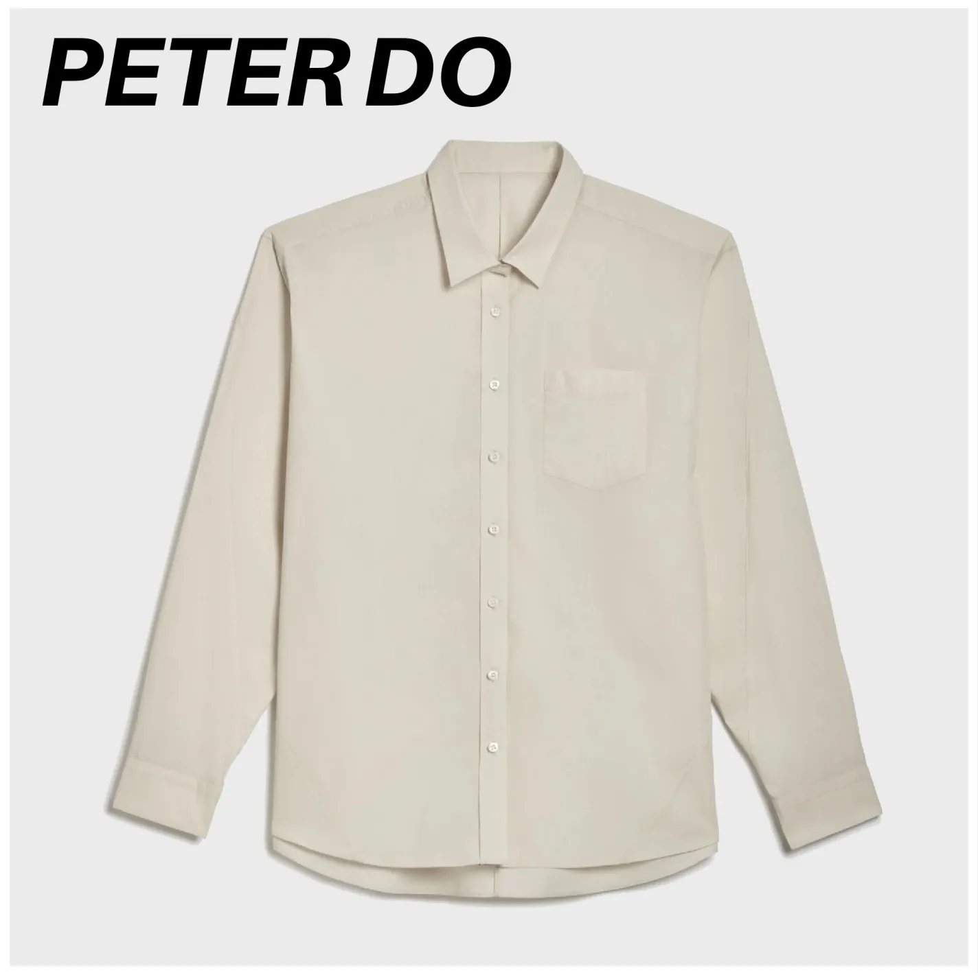 PETER DO  |Casual Style Long Sleeves Logo Shirts & Blouses