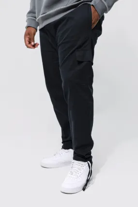 Plus Skinny Fit Elastic Waist Cargo Pants