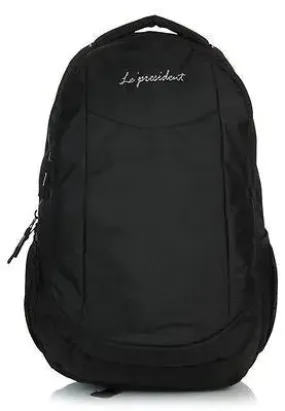 Pride Black Laptop Backpack by President Bags