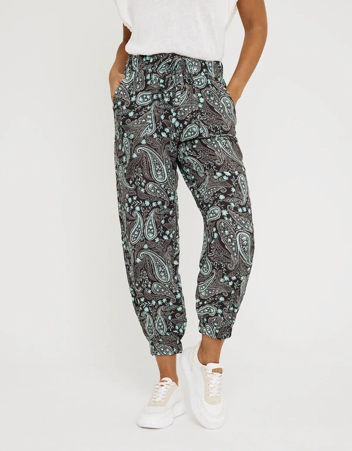 Printed Long Trousers - Pantalia