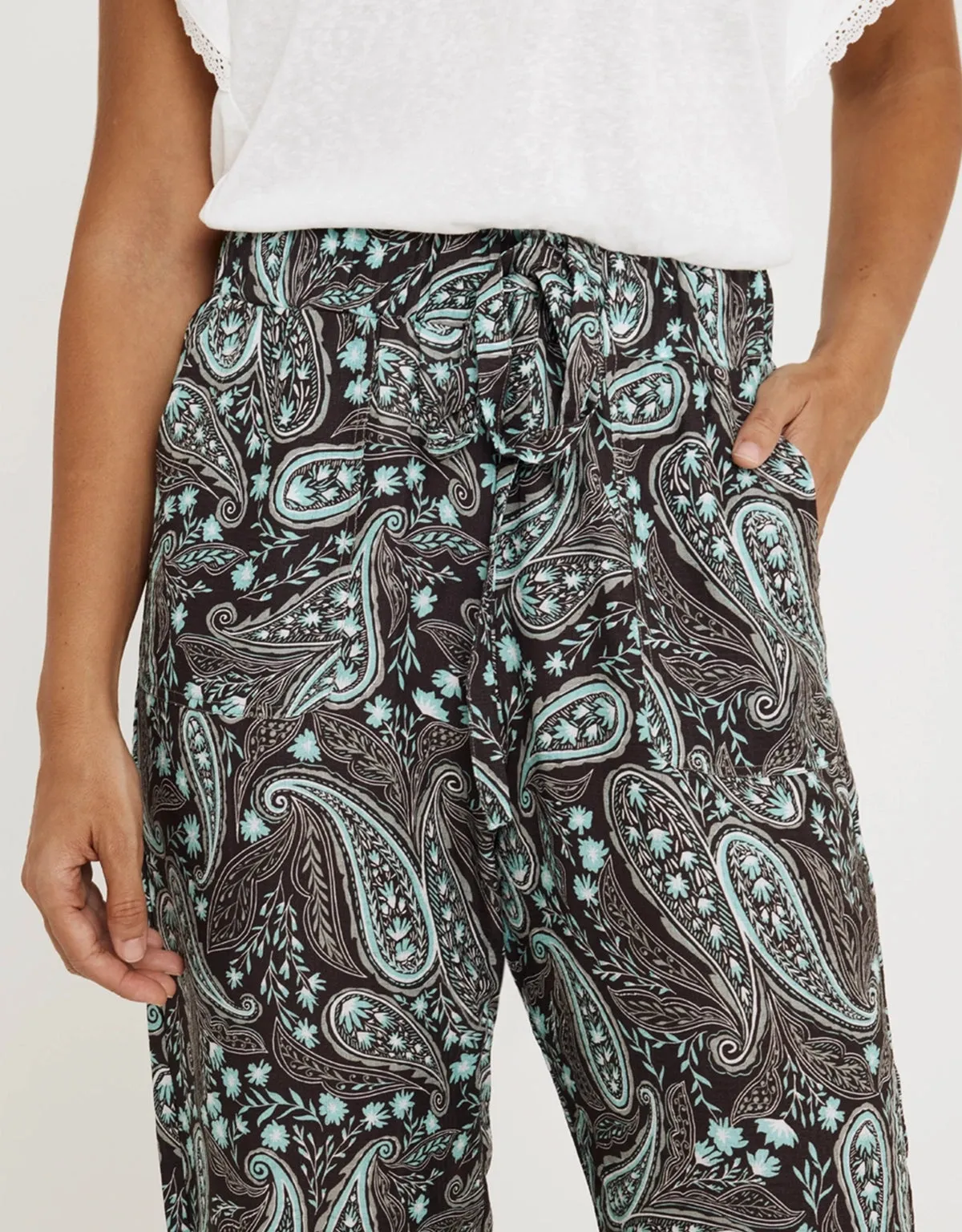 Printed Long Trousers - Pantalia