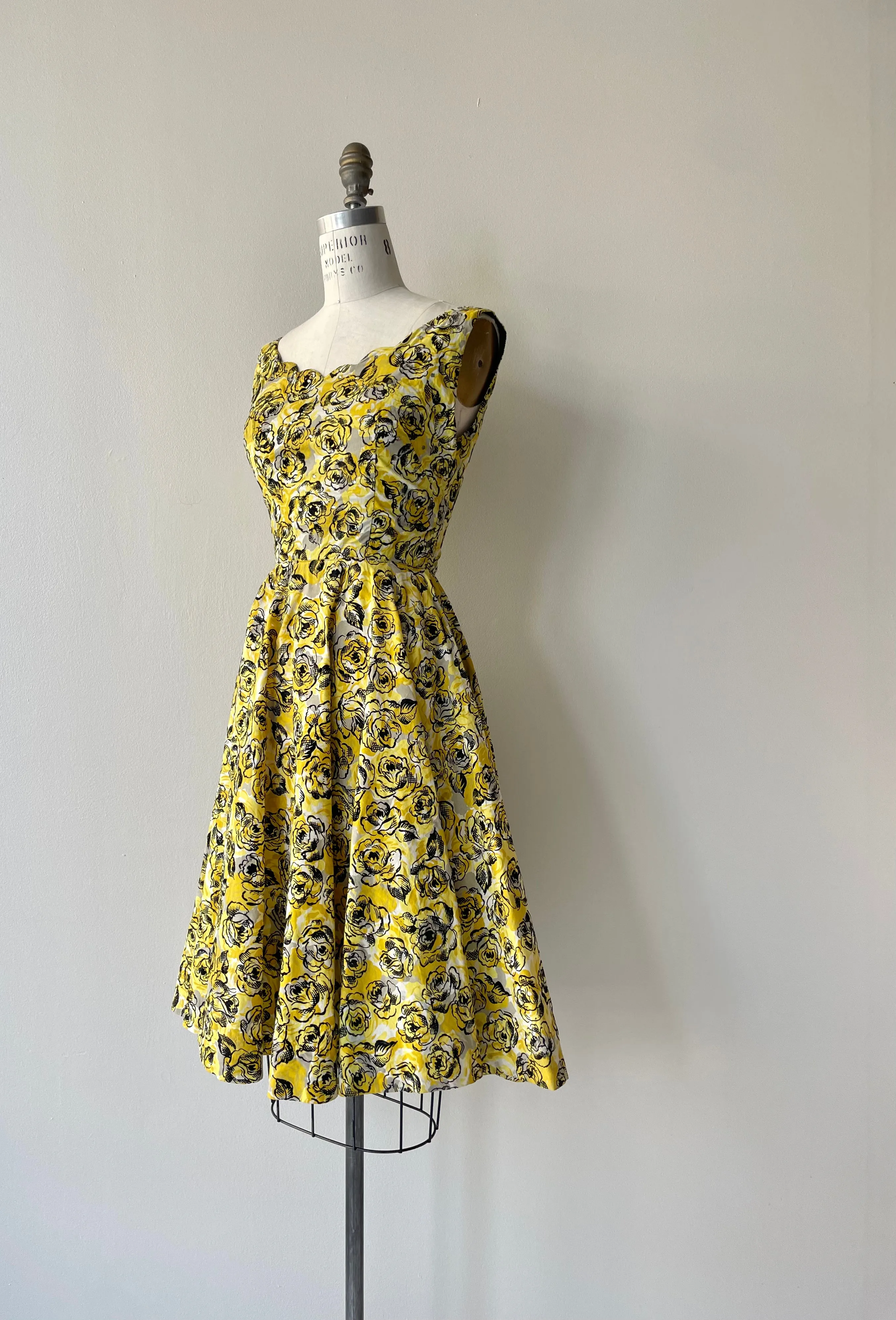 Shadow Rose Dress | 1950s