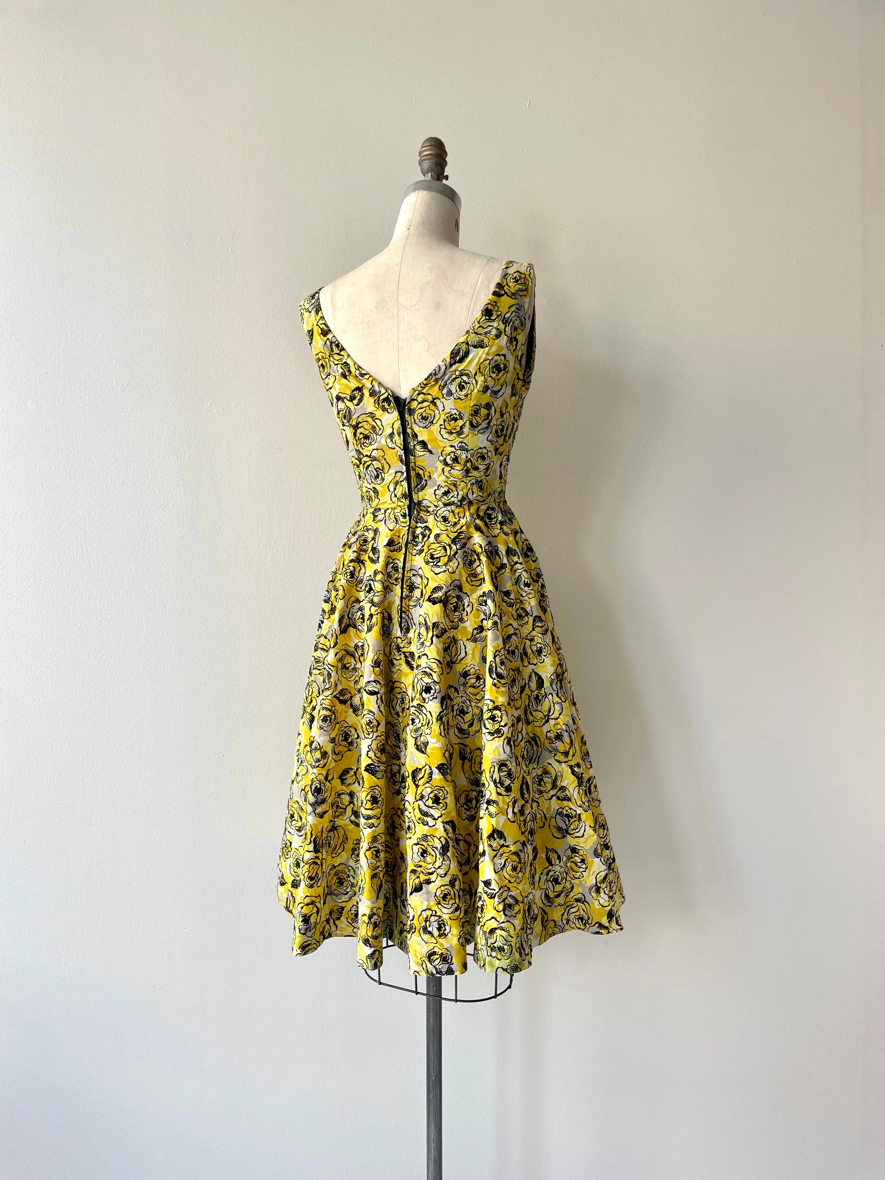 Shadow Rose Dress | 1950s