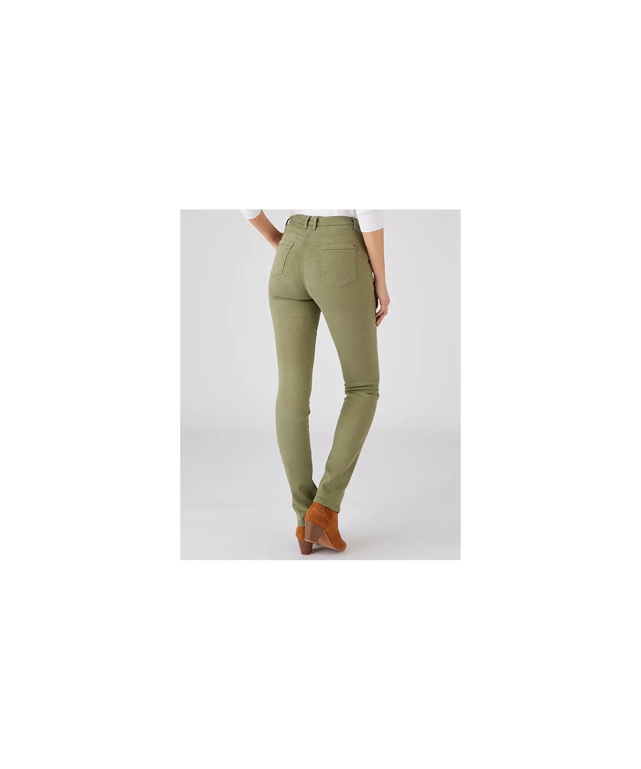 Slim Fitting Stretch Trousers