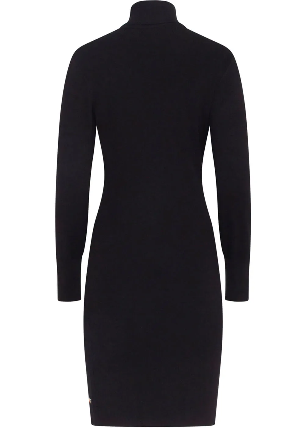 Smashed Lemon Spy On Me 60's Knitted Dress Black