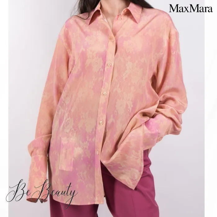 SPORT MAX  |Silk Bi-color Long Sleeves Tunics