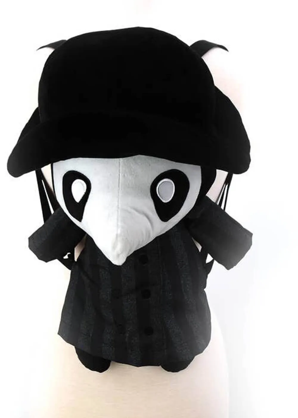 Succubus Bags Plague Doctor Cuddly Backpack Black