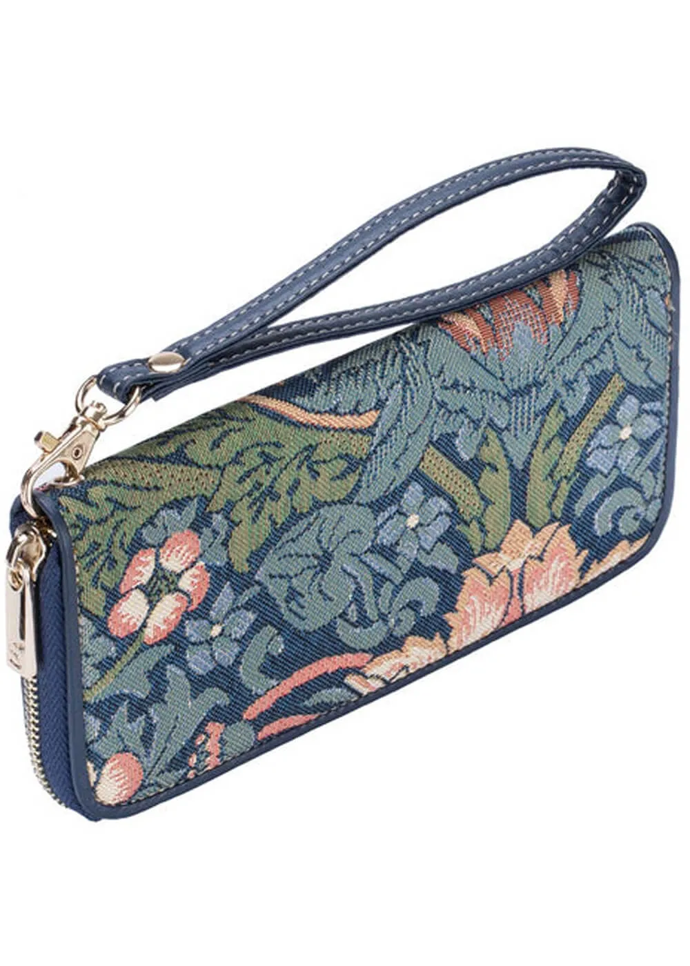 Tapestry Bags Morris Strawberry Thief Wallet Blue