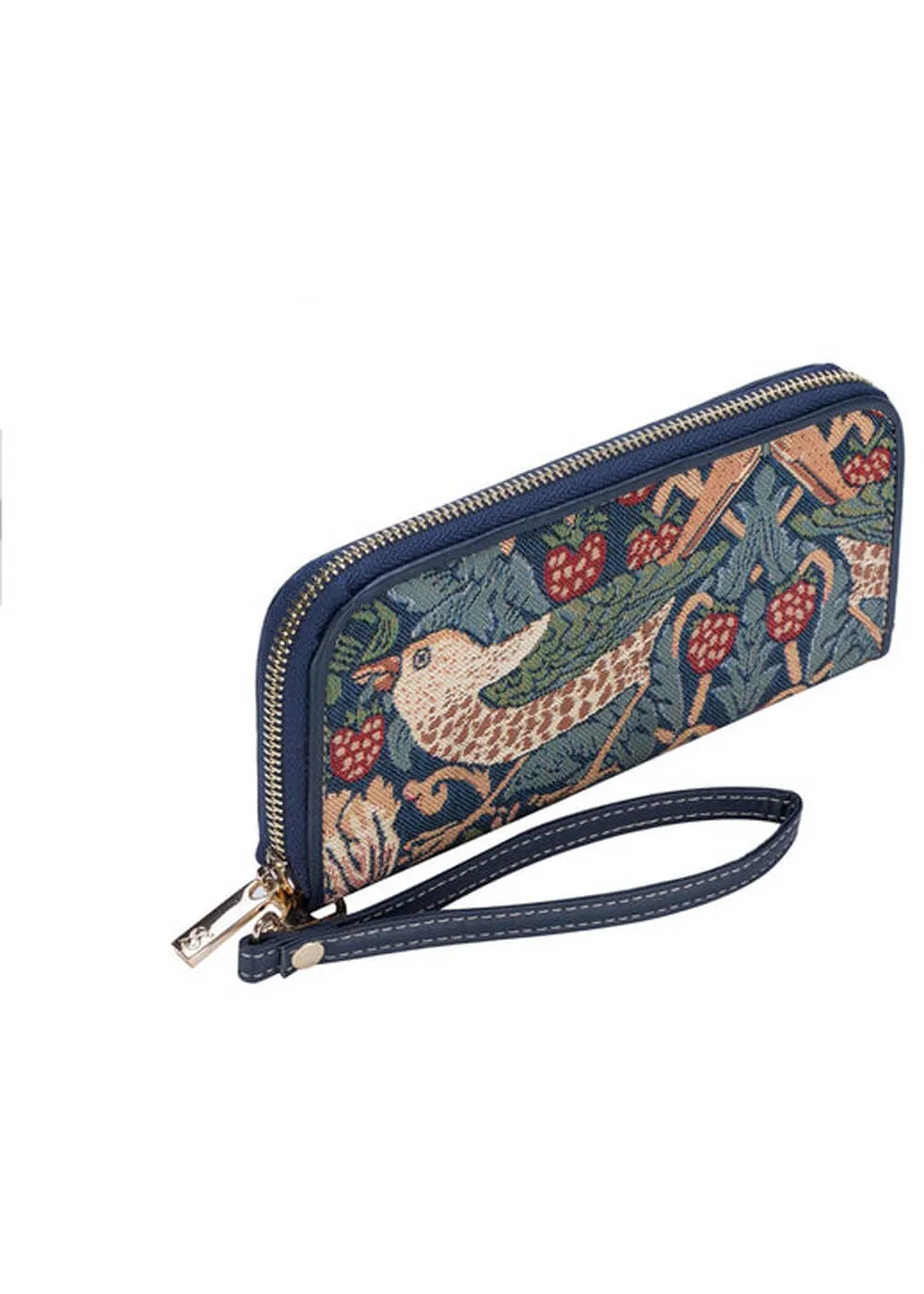 Tapestry Bags Morris Strawberry Thief Wallet Blue