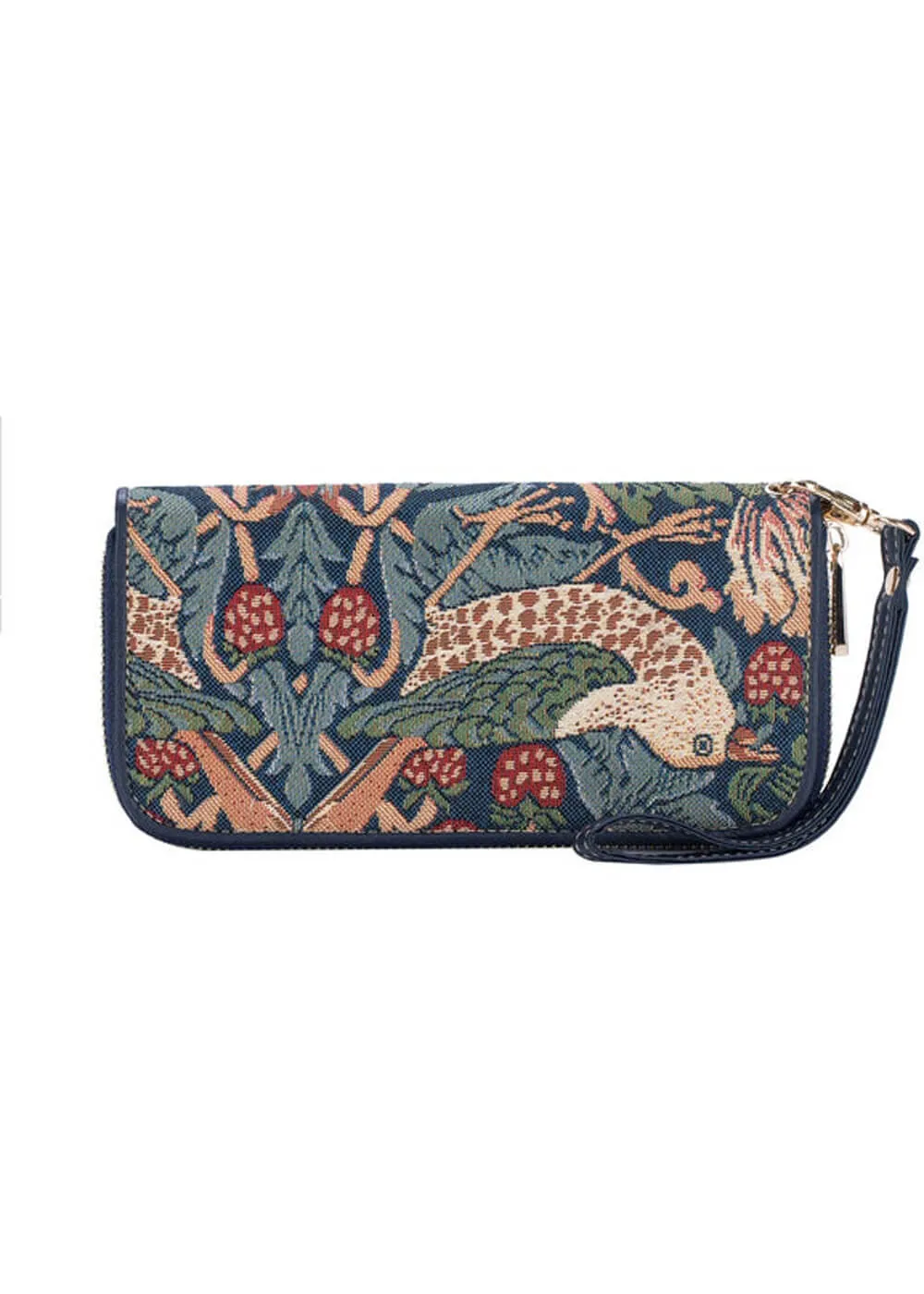 Tapestry Bags Morris Strawberry Thief Wallet Blue