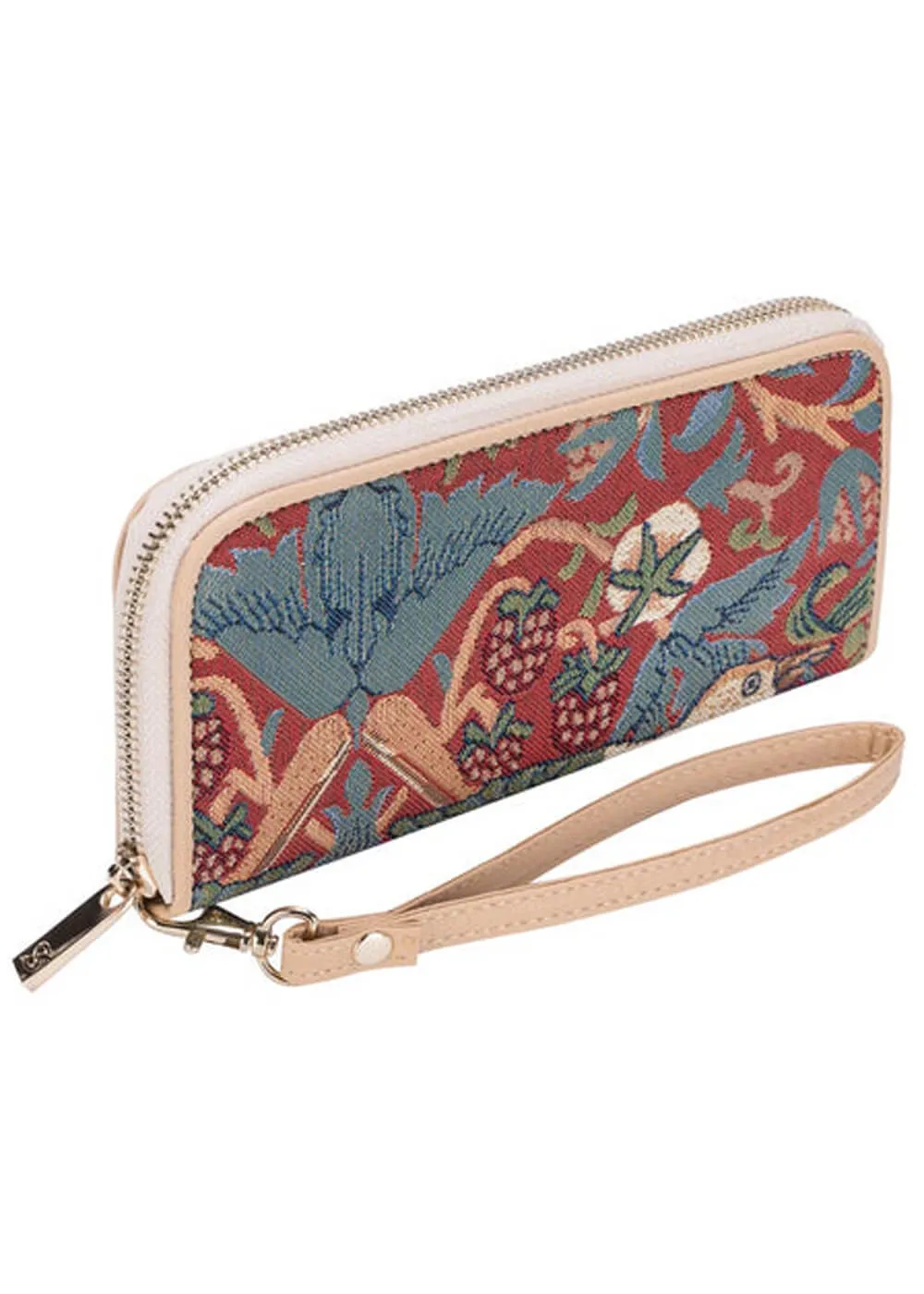 Tapestry Bags Morris Strawberry Thief Wallet Red