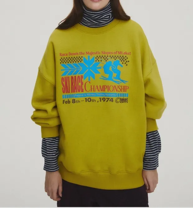 teket  |Unisex Street Style Long Sleeves Sweatshirts