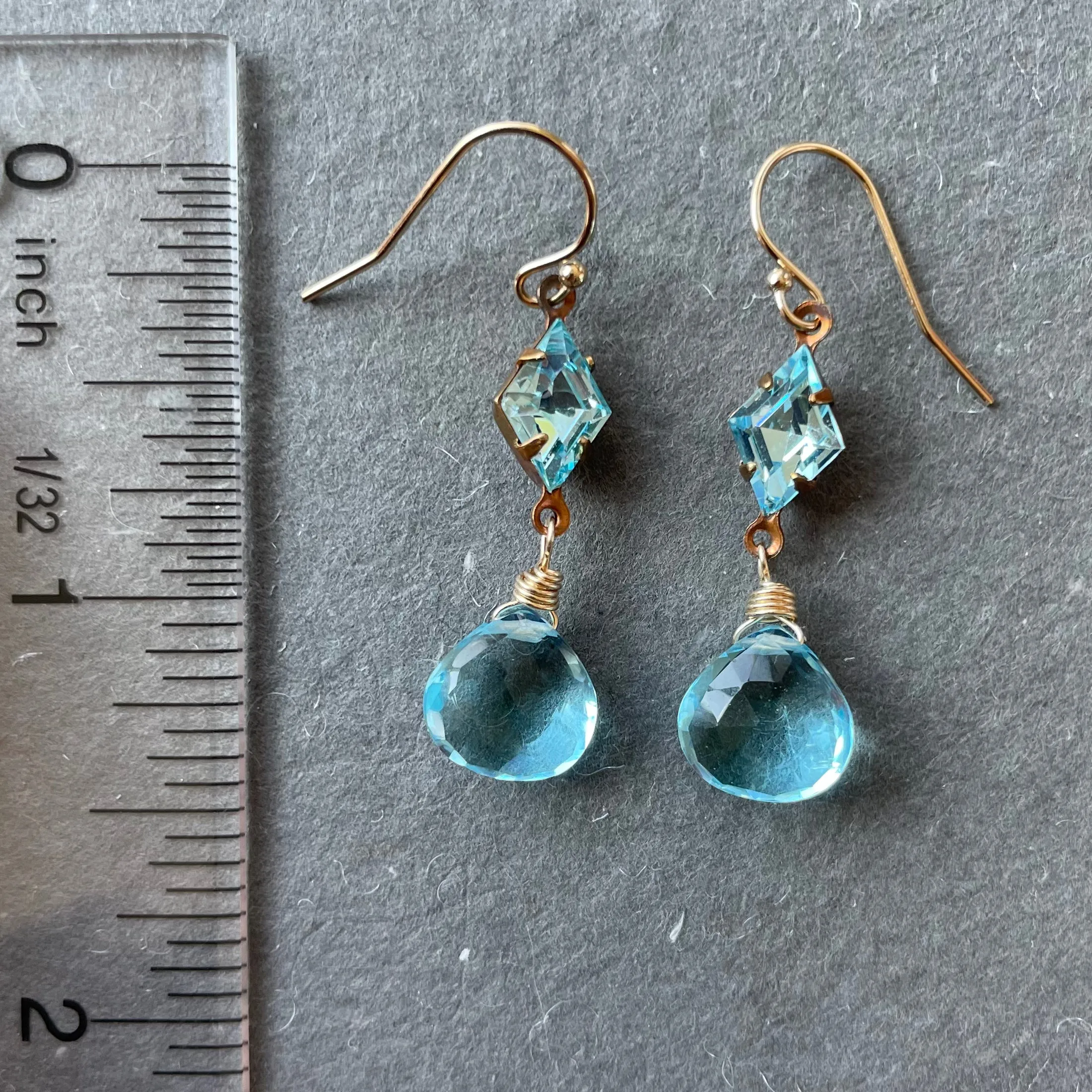 Topaz Blue Dangles