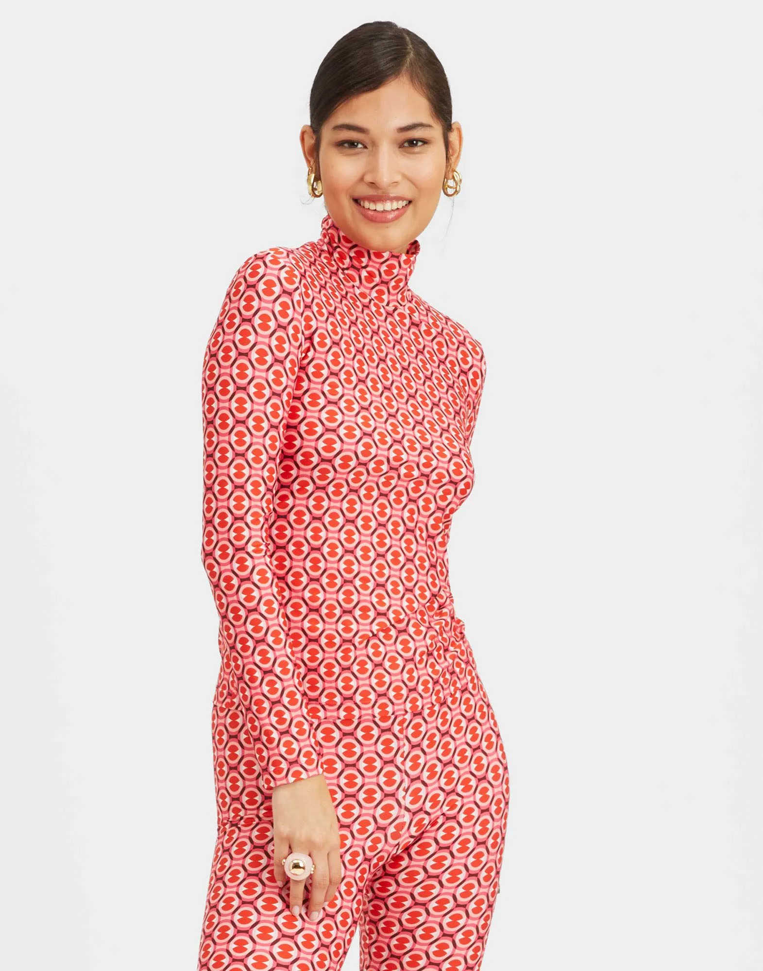 Turtleneck in Sugar Rush Red for Women | La DoubleJ