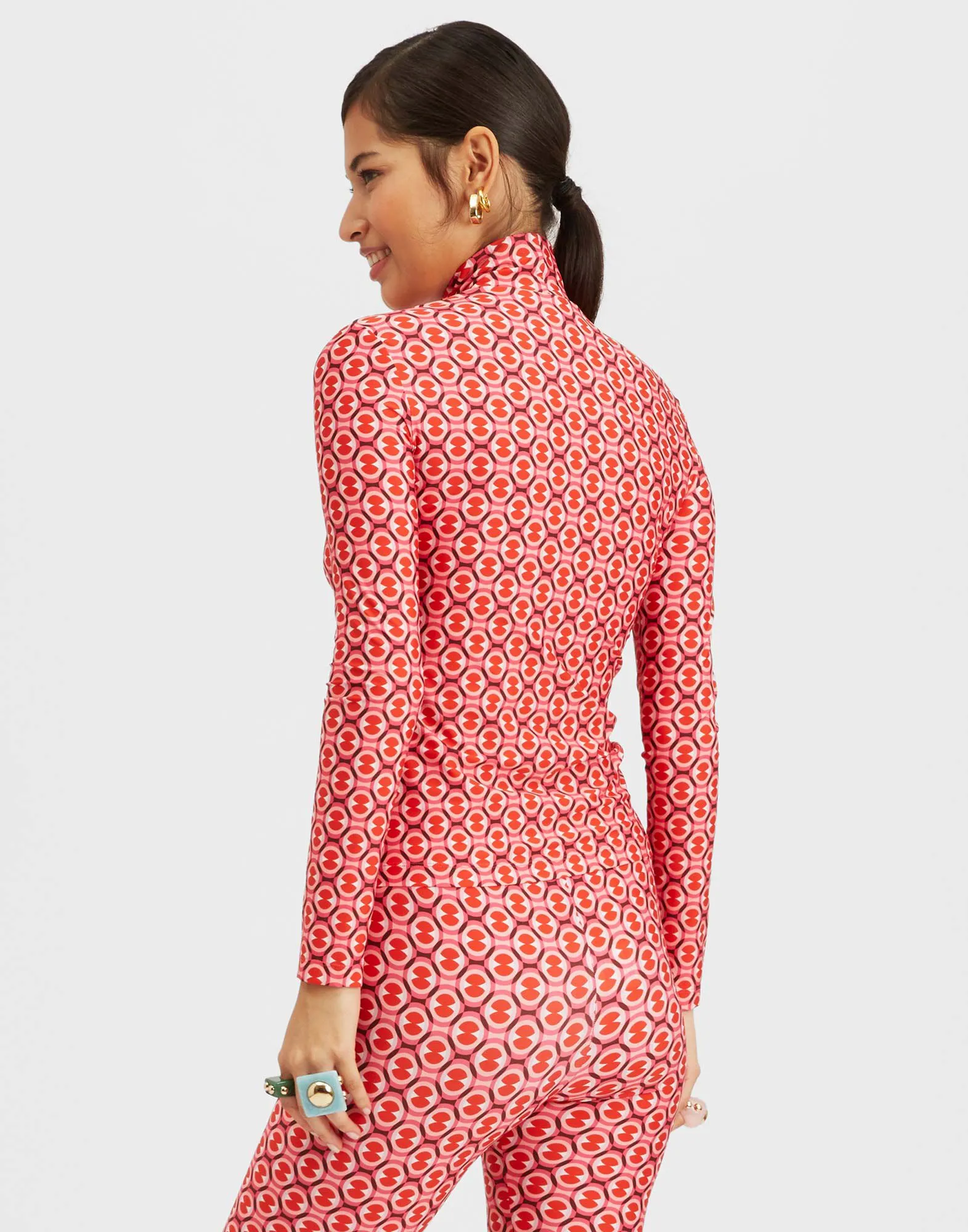 Turtleneck in Sugar Rush Red for Women | La DoubleJ