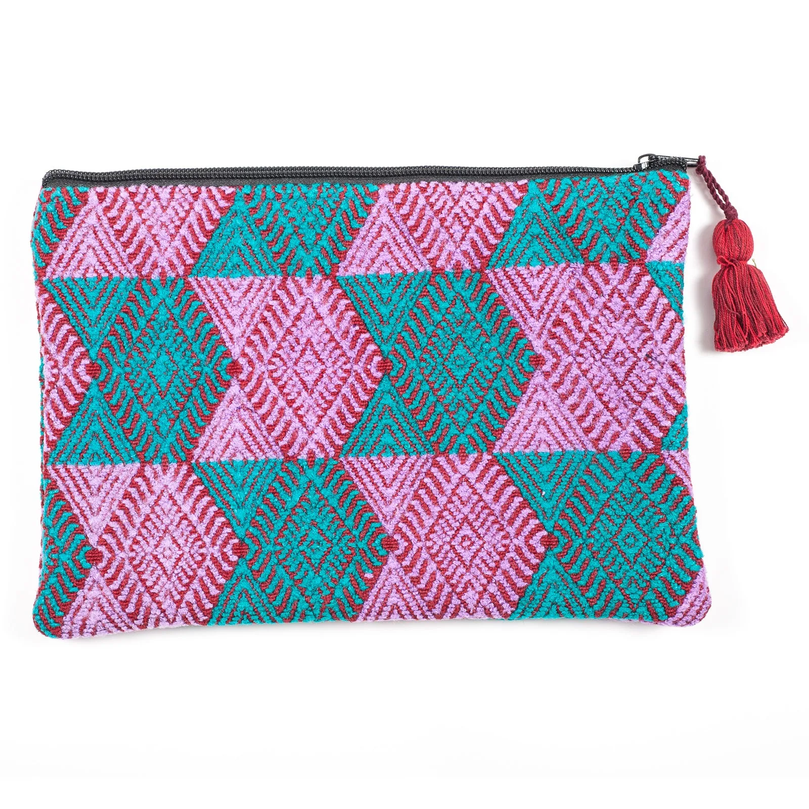 Upcycled Huipil Cosmetic Bag (Guatemala) - Style 12