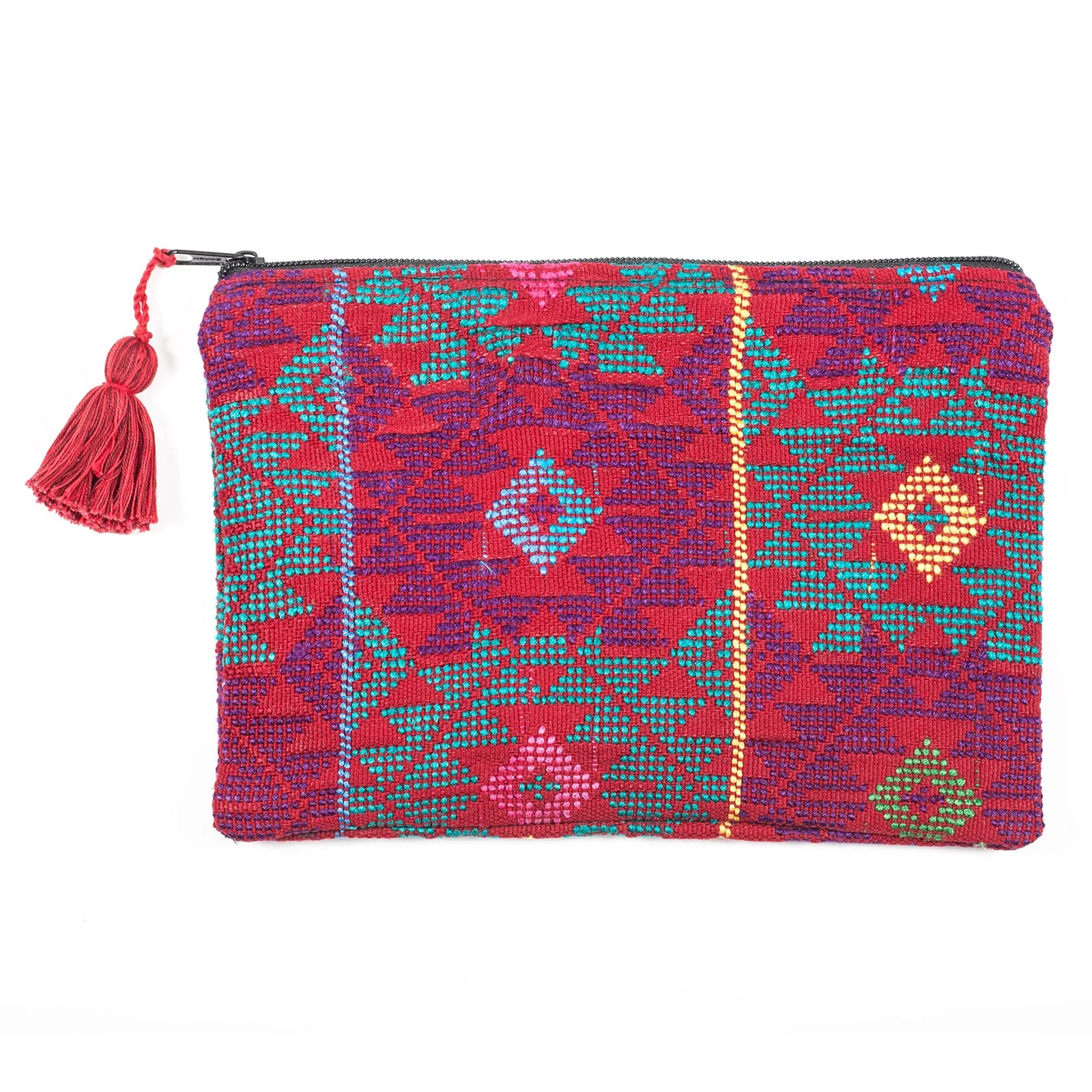 Upcycled Huipil Cosmetic Bag (Guatemala) - Style 1