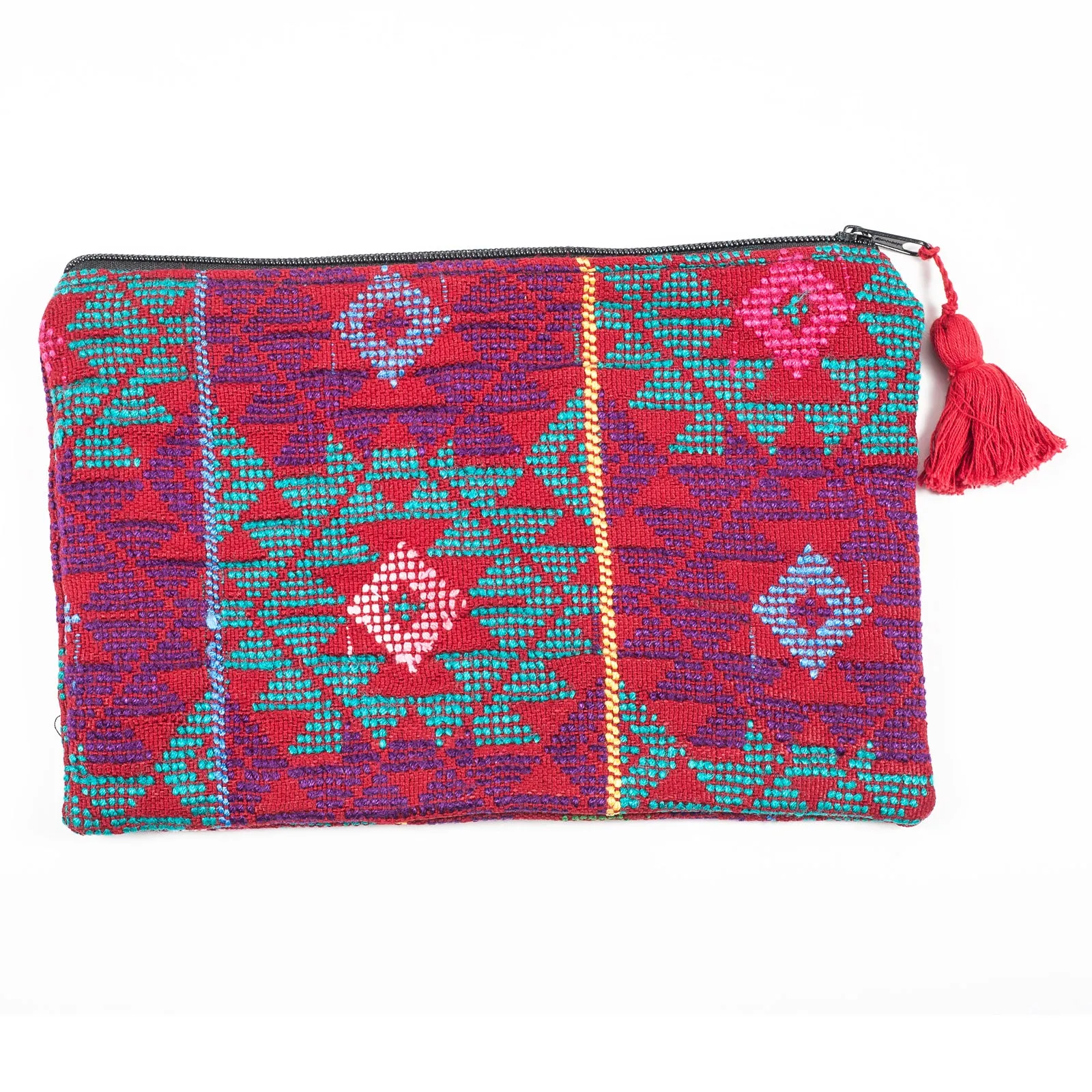 Upcycled Huipil Cosmetic Bag (Guatemala) - Style 2