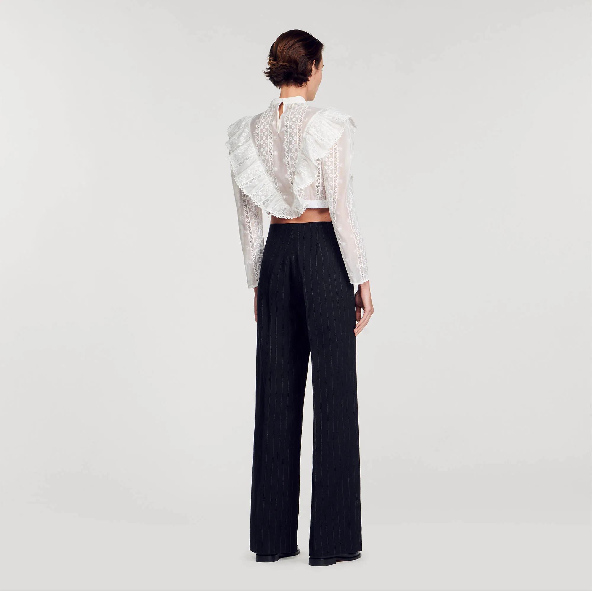 Wide-leg trousers