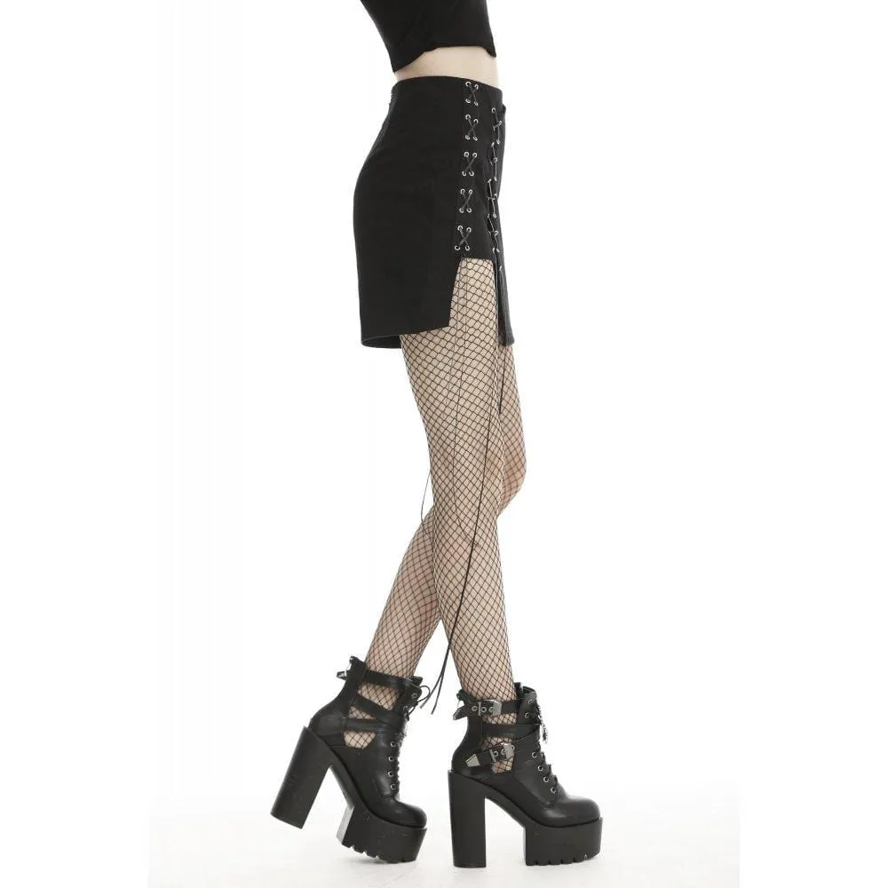 Women's Gothic Strappy Irregular Skirts