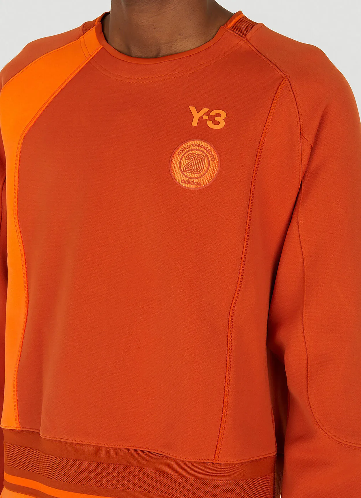 Y-3  |Crew Neck Long Sleeves Logo Designers Sweatshirts